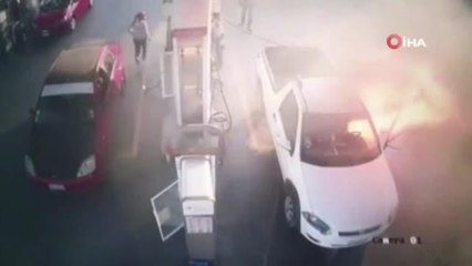 - Akaryakıt istasyonunda cep telefonu nedeni ile yangın
