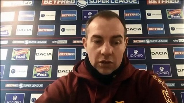 Huddersfield Giants' Ian Watson on 22-10 defeat against Hull FC