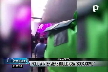 Covid-19: intervienen a más de 20 personas que participaban de un matrimonio en Huancayo