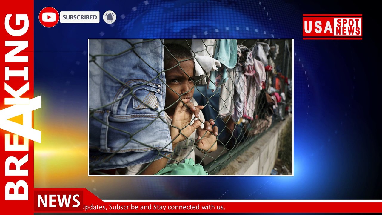 Bordering on chaos: Striking new photos reveal crowded migrant conditions