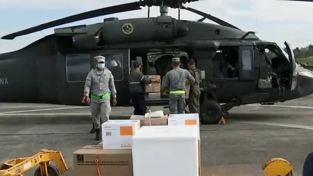 Vuelo de esperanza: entregan más de 9.000 vacunas en zonas apartadas de Antioquia
