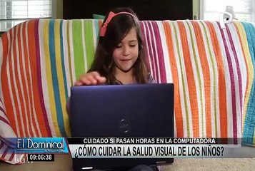 ¡Atención! Niños pueden desarrollar ojo seco por pasar largas horas frente a la computadora