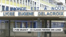 Lycée Drancy : 22 classes fermées dès lundi