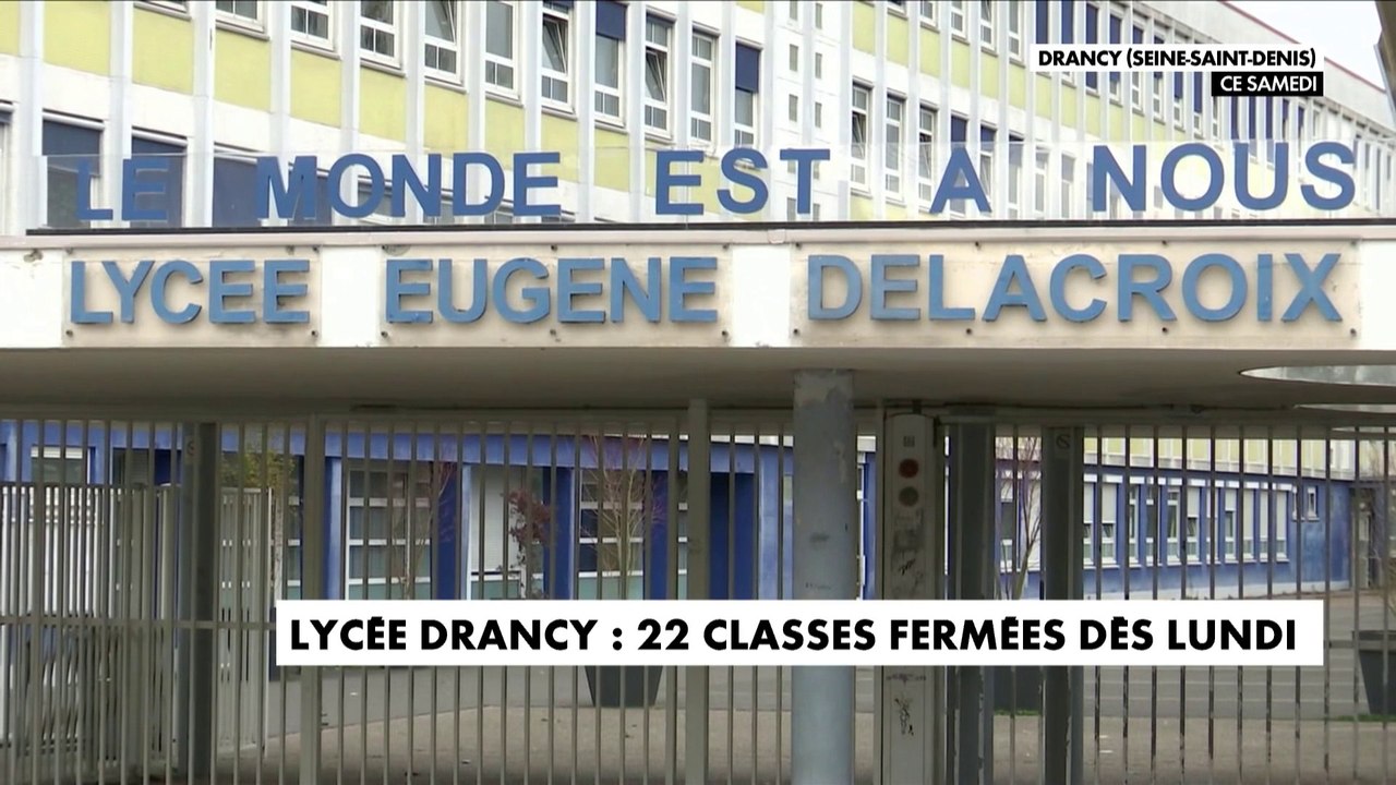Lycée Drancy : 22 classes fermées dès lundi