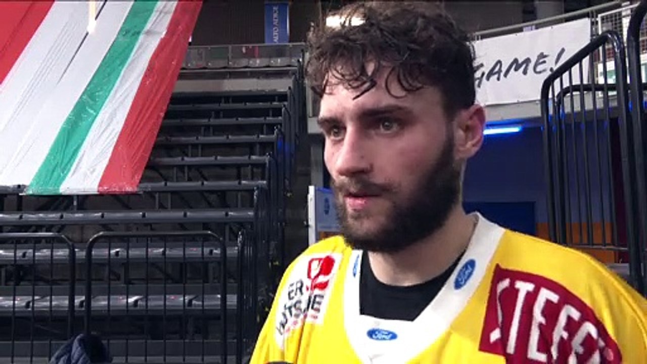 28.03.21 - Playoff Halbfinale: Benjamin Nissner (VIC) nach Niederlage in Bozen