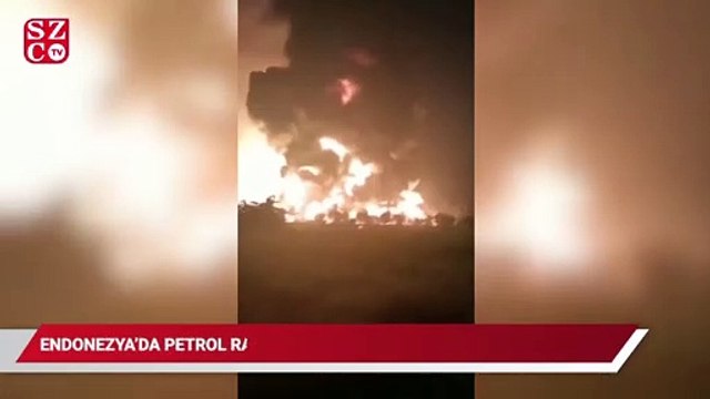 Endonezya’da petrol rafinerisinde büyük patlama