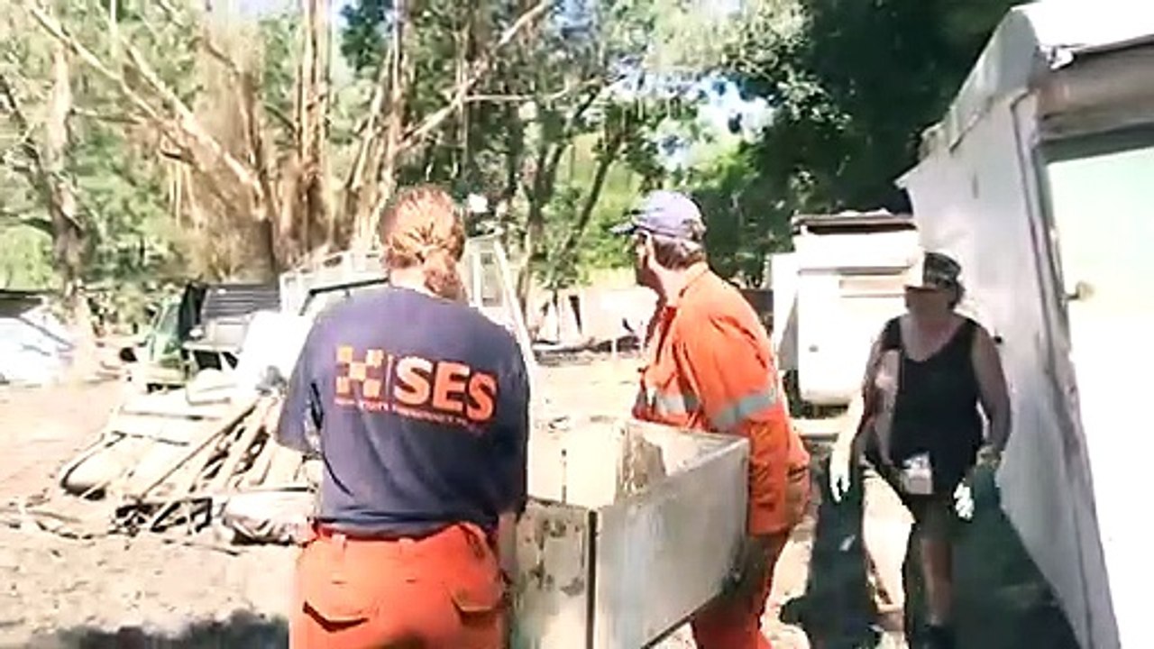 Difficult flood cleanup underway in Sydneys' North-west