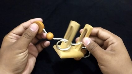 Double door wood puzzle solution