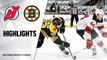 Devils @ Bruins 3/28/21 | NHL Highlights