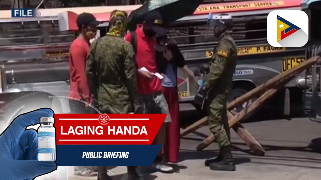 #LagingHanda | PNP, nanawagan ng kooperasyon sa publiko sa pag-iral ng ECQ sa NCR+ bubble
