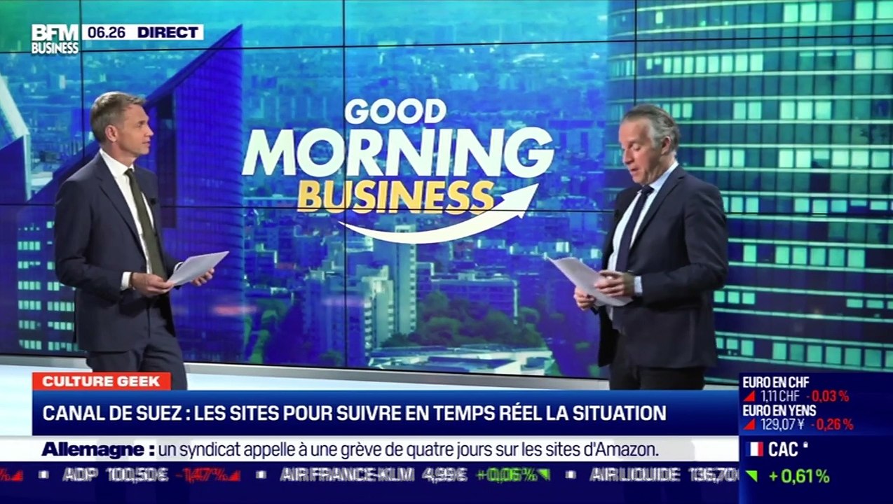 Culture Geek : Canal de Suez, les sites pour suivre en temps réel la situation par Frédéric Simottel - 29/03