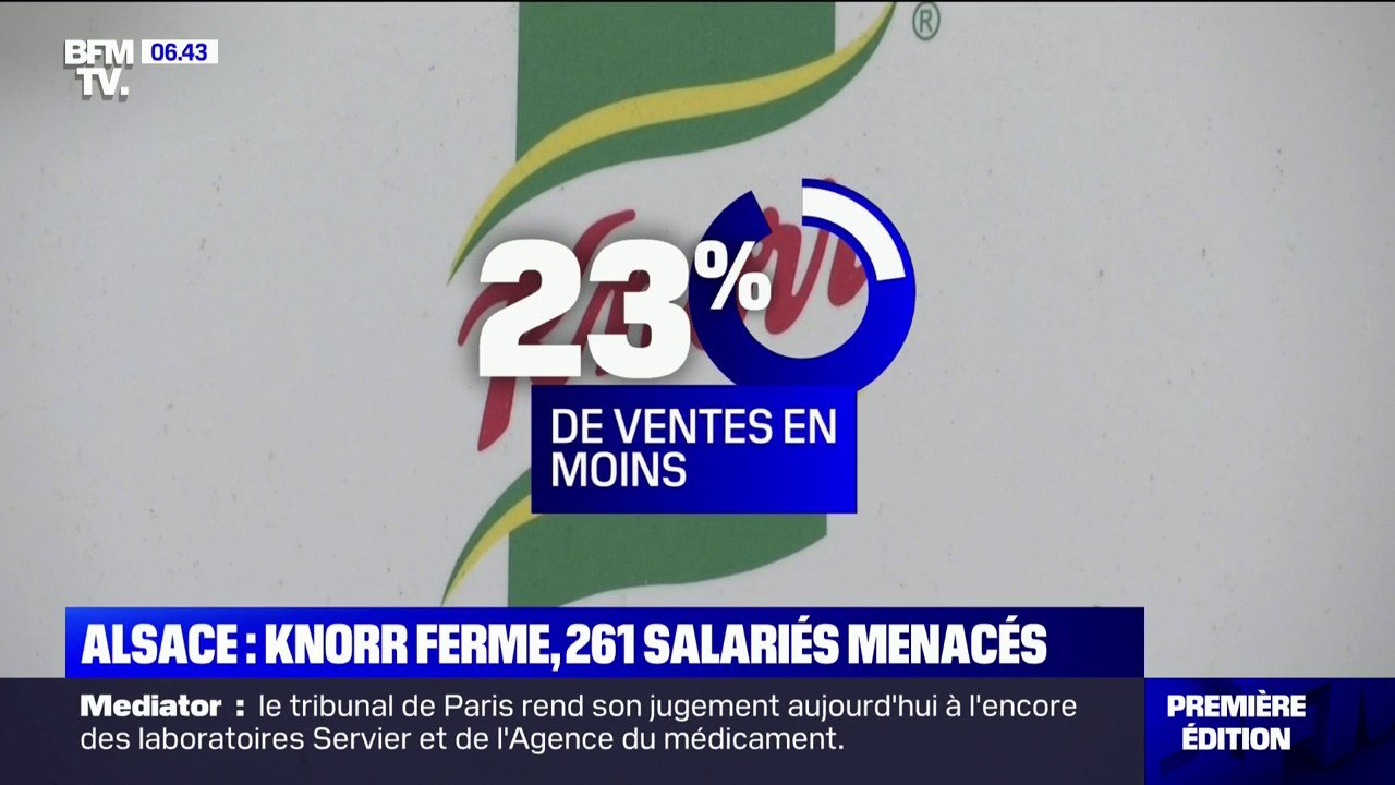 L'usine Knorr de Duppigheim ferme, 261 salariés menacés