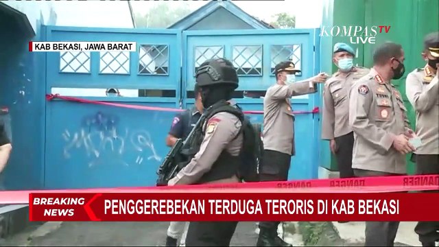 BREAKING NEWS! Penggerebekan Terduga Teroris di Kabupaten Bekasi