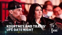 Kourtney Kardashian and Travis Barker Share UFC Date Night