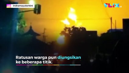 Tangki Pertamina Meledak, Ribuan Warga Mengungsi