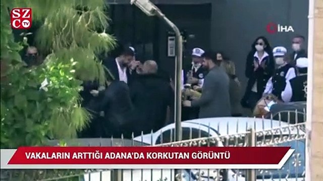 Vakaların arttığı Adana’da korkutan görüntüler