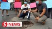 Pusat Bandar Baru Bercham businesses, residents suffer stench from sewer water leak