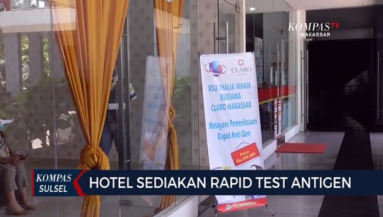 Pihak Hotel Sediakan Rapid Test Antigen