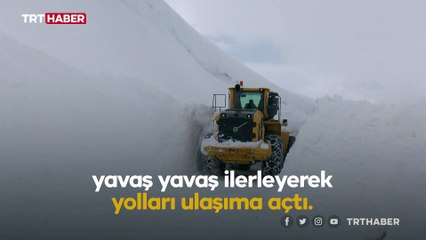 Muş'ta 159 köy yolu 4 gün süren çabayla ulaşıma açıldı