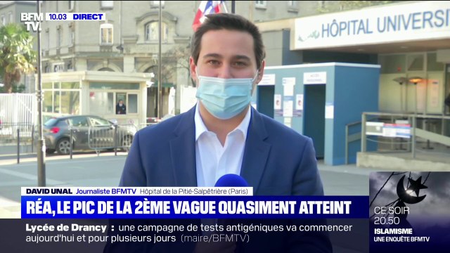 Réanimations: le pic de la deuxième vague quasiment atteint