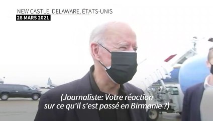 Birmanie: la répression est "absolument scandaleuse" dénonce Joe Biden