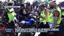 Razia Knalpot Bising di Jalur Wisata Lembang