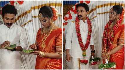 Actor Vijilesh Karayad Marriage |  വിജിലേഷിന്റെ കല്യാണ വീഡിയോ | Oneindia Malayalam