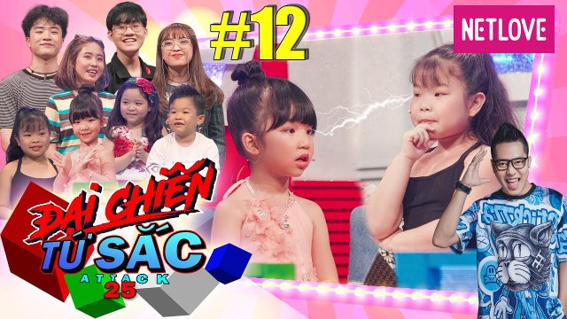 Đại Chiến Tứ Sắc | Attack25​ - Tập 12: Siêu nhí Khả Hân đủng đỉnh vượt mặt bản sao Việt Hương