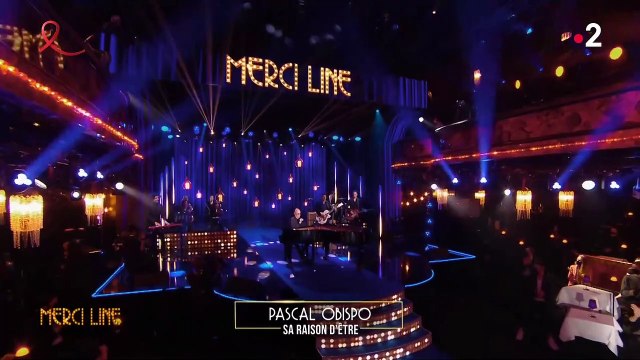 Pascal Obispo chante Sa raison d'être devant Line Renaud