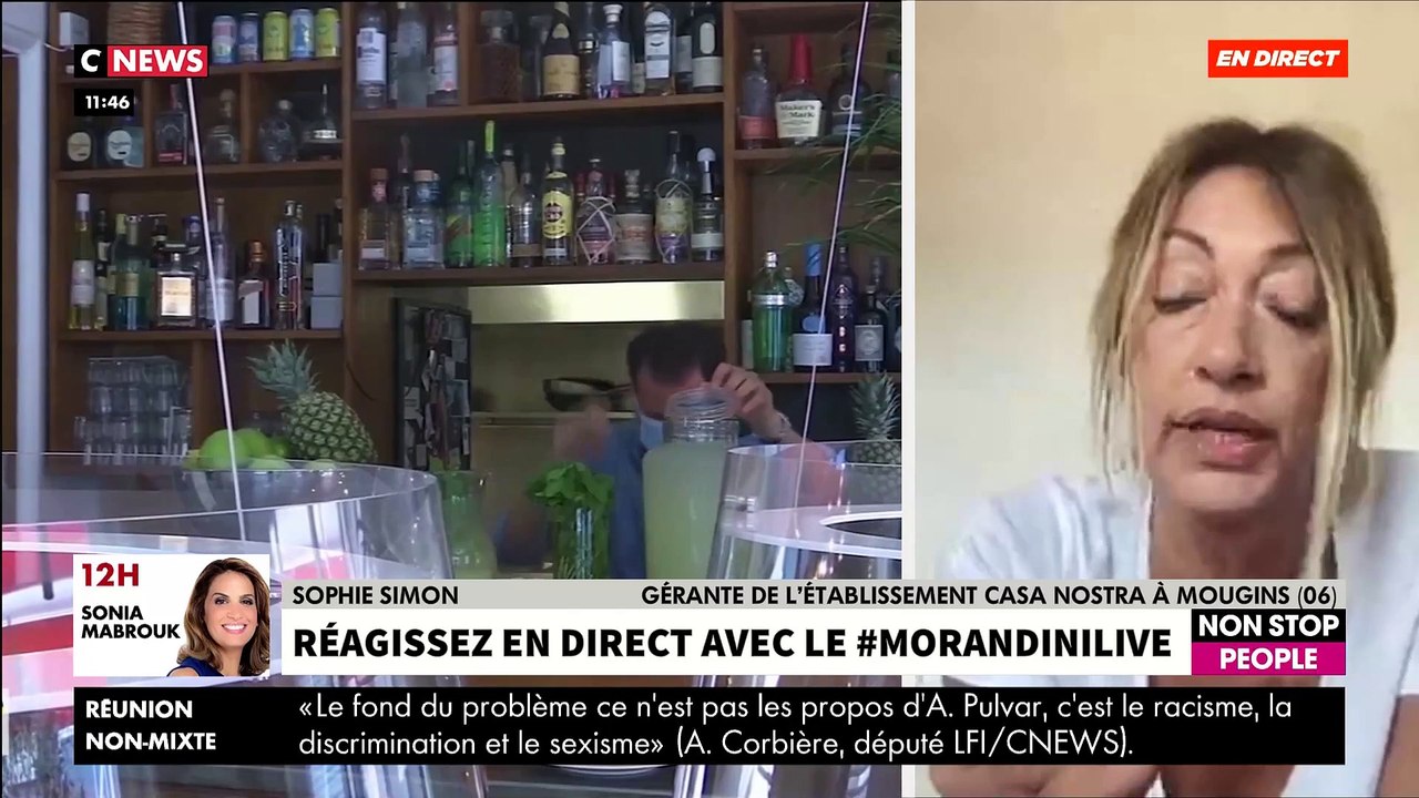 Une restauratrice à Mougins dans "Morandini Live": "Mon restaurant a ouvert en janvier 2020, je n'ai aucune aide. Je n'ai plus rien pour vivre" - VIDEO
