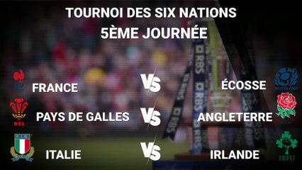 Tournoi des Six Nations : les résultats de la 5ème journée