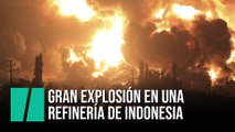 Al menos cinco heridos y casi mil evacuados tras una explosión en una refinería de Indonesia