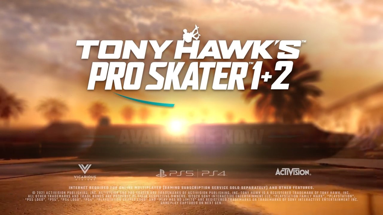 Tony Hawk’s Pro Skater 1 and 2 - Launch Trailer PS5