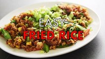How To Cook Fried Rice Without A Wok | Stainless Steel Pan | Easy Chinese Vegan Recipe
