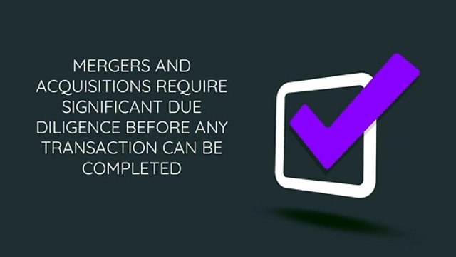 Due Diligence for Mergers and Acquisitions