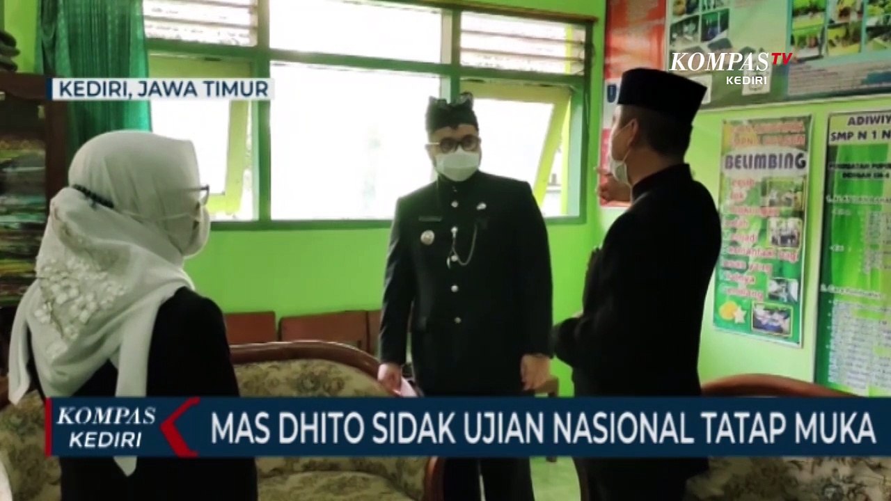 Bupati Kediri Tinjau Kesiapan Pembelajaran Tatap Muka