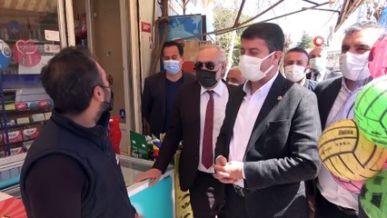 Milletvekili Tutdere, esnafın derdini dinledi