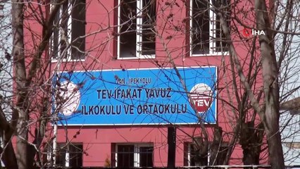 Van’daki bir okulda korona nedeniyle eğitime ara verildi