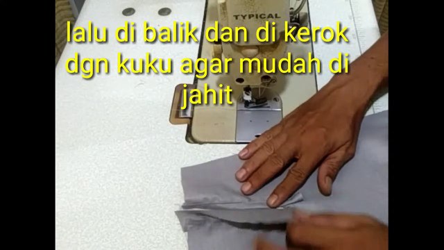 Tips Menjahit Manset Belahan Lengan Kemeja Pria.Mudah Dan Cepat