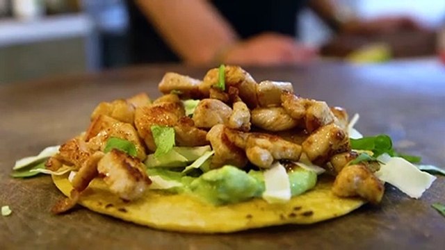 Easy Grilled Chicken Tacos (W/ Avocado Cream Sauce) | Sam The Cooking Guy 4K