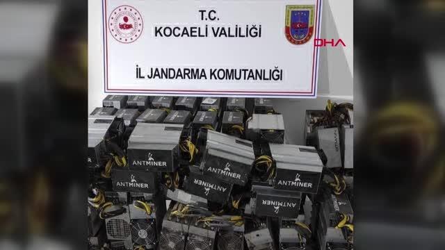 KOCAELİ Bitcoin makinelerini çalıp, üretim yapmak isteyen şüpheli yakalandı