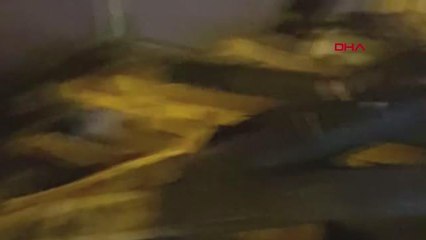 KAĞITHANE'DE MOBİLYA İMALATHANESİNDE YANGIN ÇIKARAN ŞÜPHELİ YAKALANDI