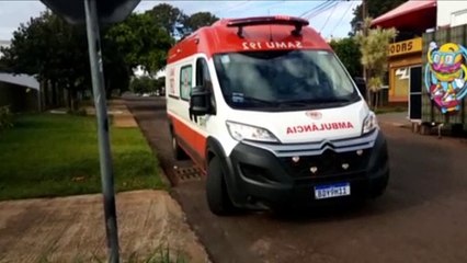 Idosa é socorrida por equipe do Samu após sofrer crise hipertensiva