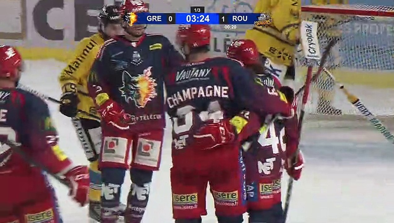 Grenoble - Rouen (3-2), le résumé vidéo