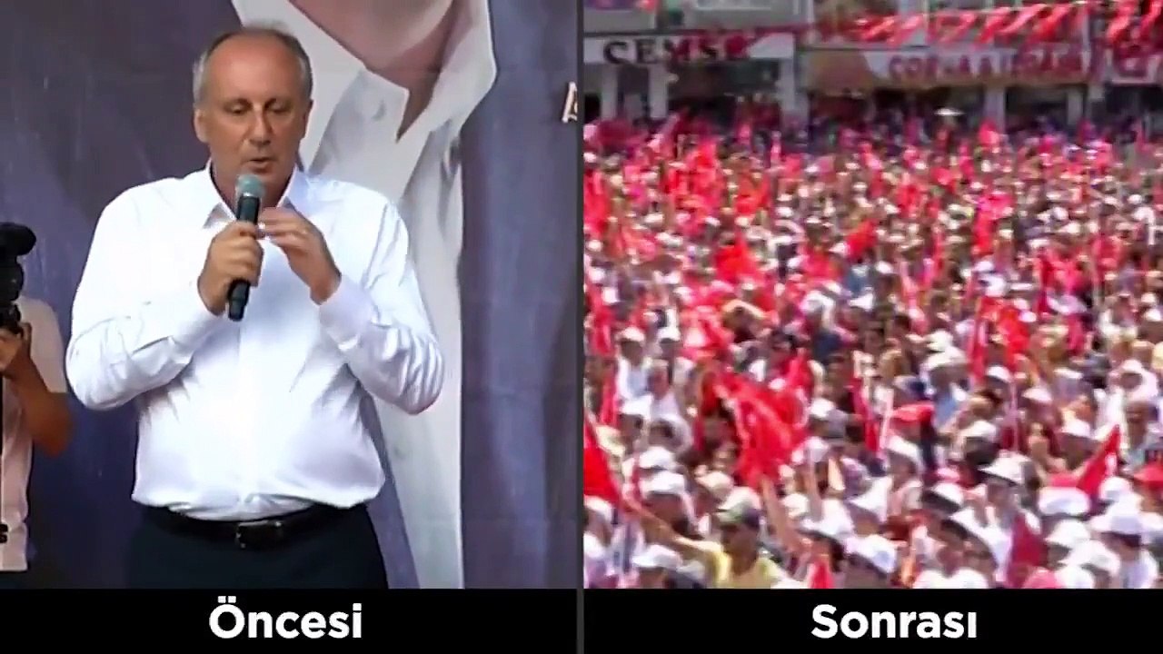 Muharrem İnce'nin şirin görünme çabası boşa çık...