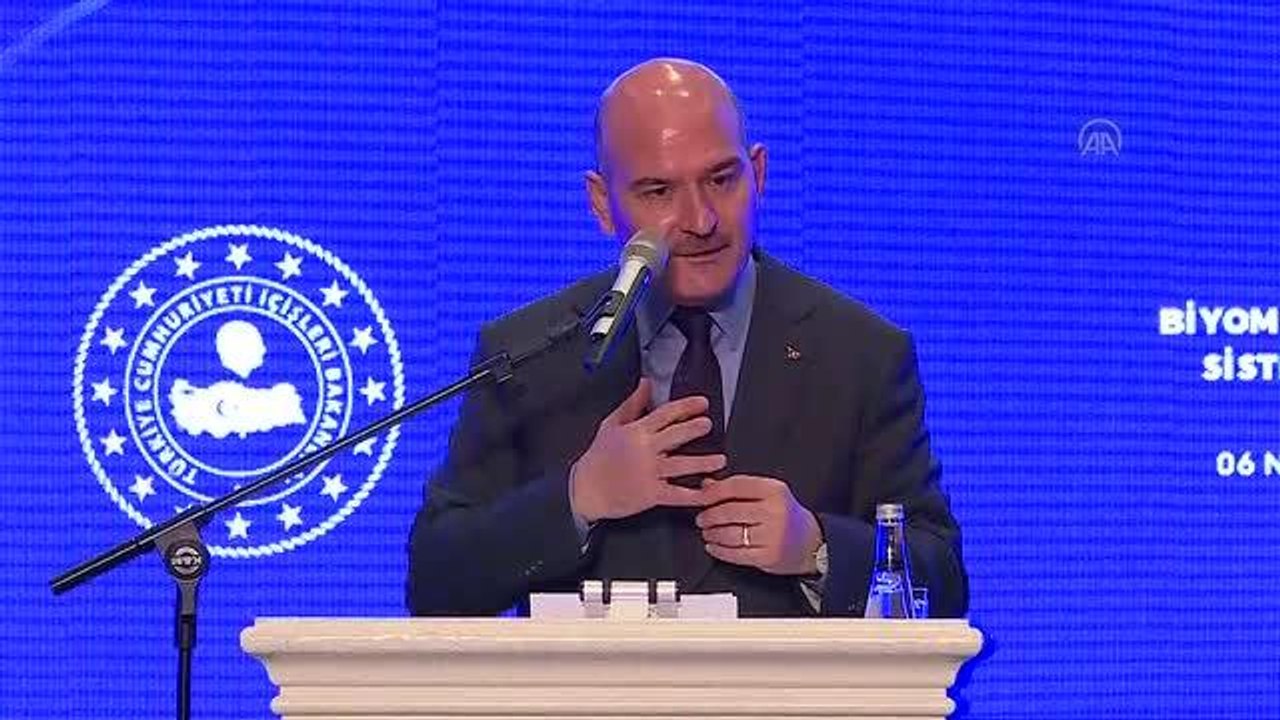 Soylu: "Parmak izi tarayıcılarından okunan izlerle çalışan nitelikte parmak izi tanıma ürünü hayata geçirilmiştir"