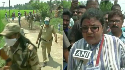 Download Video: Attacked with bricks, TMC candidate accused BJP