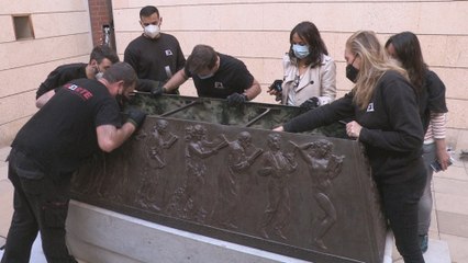 Comienzan en Valencia los trabajos para el traslado del sarcófago de Vicente Blasco Ibáñez