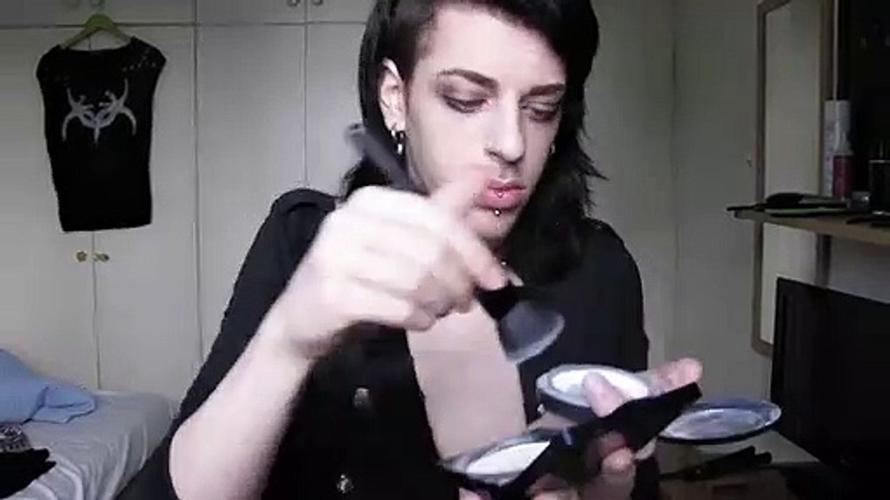 My Everyday Goth Makeup And Hair Tutorial For Guys