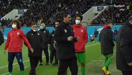 اول هدف لشيركو كريم مع منتخب العراق في المباراه الوديه امام اوزبكستان  في طاشقند 2021-03-29-